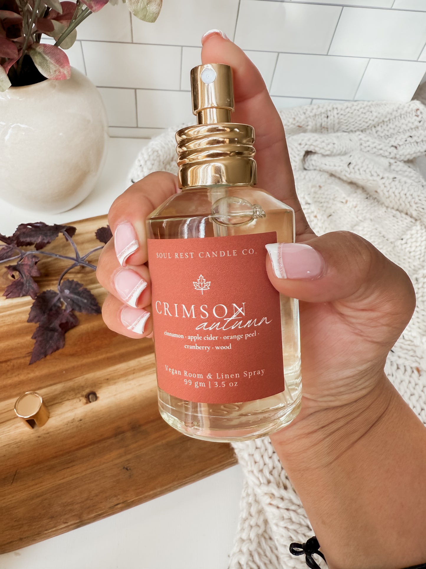 Crimson Autumn Room + linen sprays 3.5oz