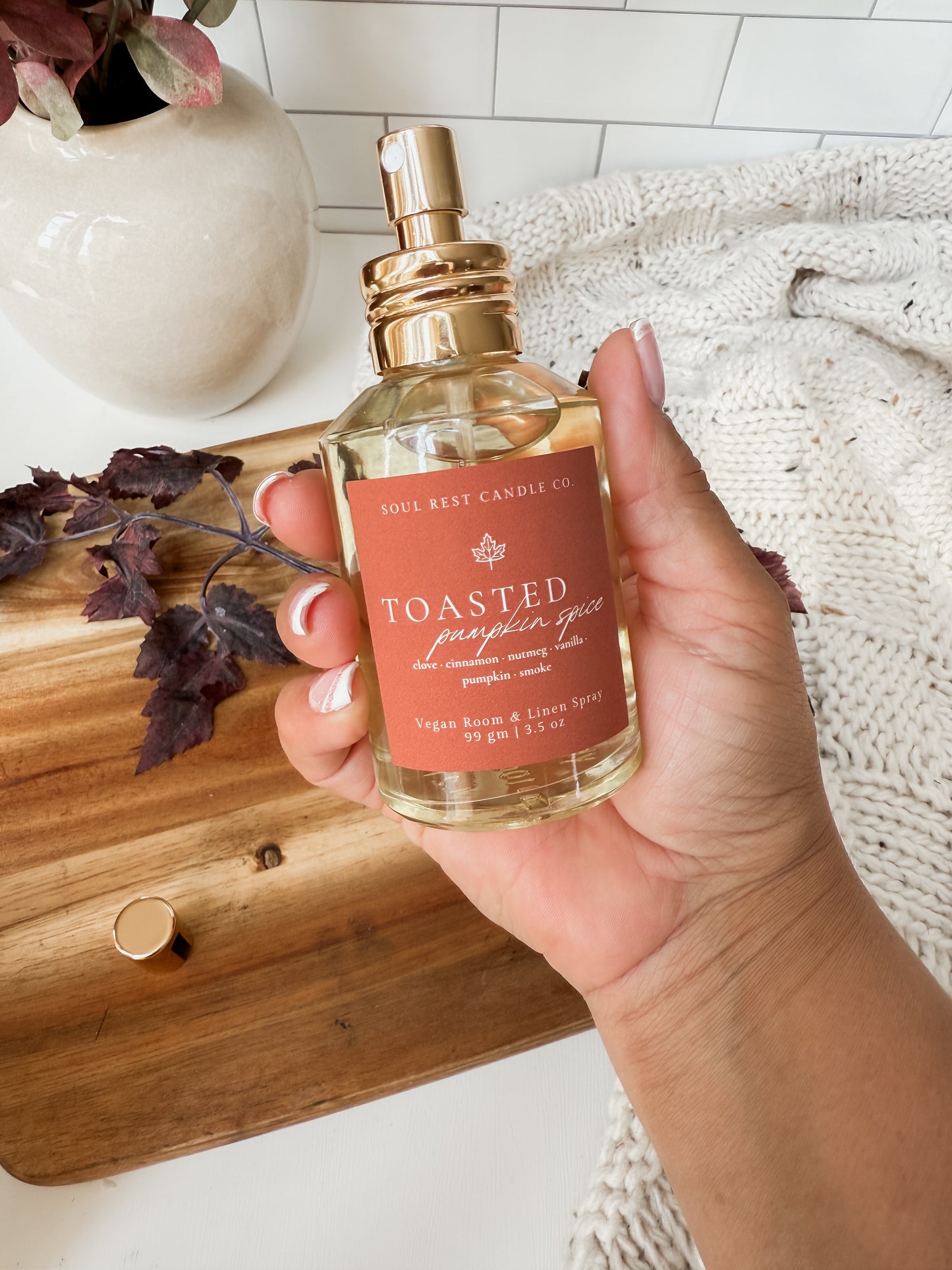 Toasted Pumpkin Spice Room + linen sprays 3.5 oz