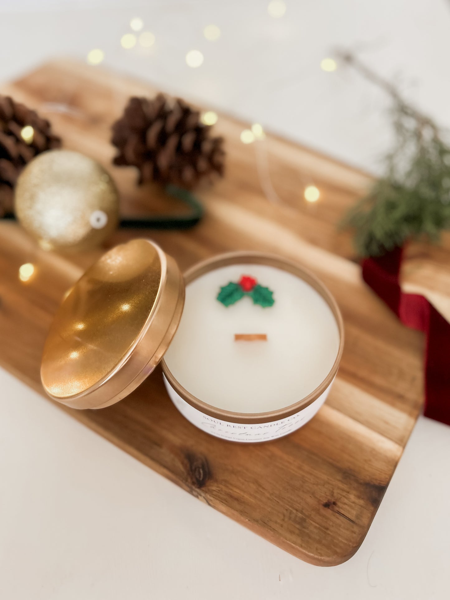 Winter Orchard 5.5oz Tin Candle