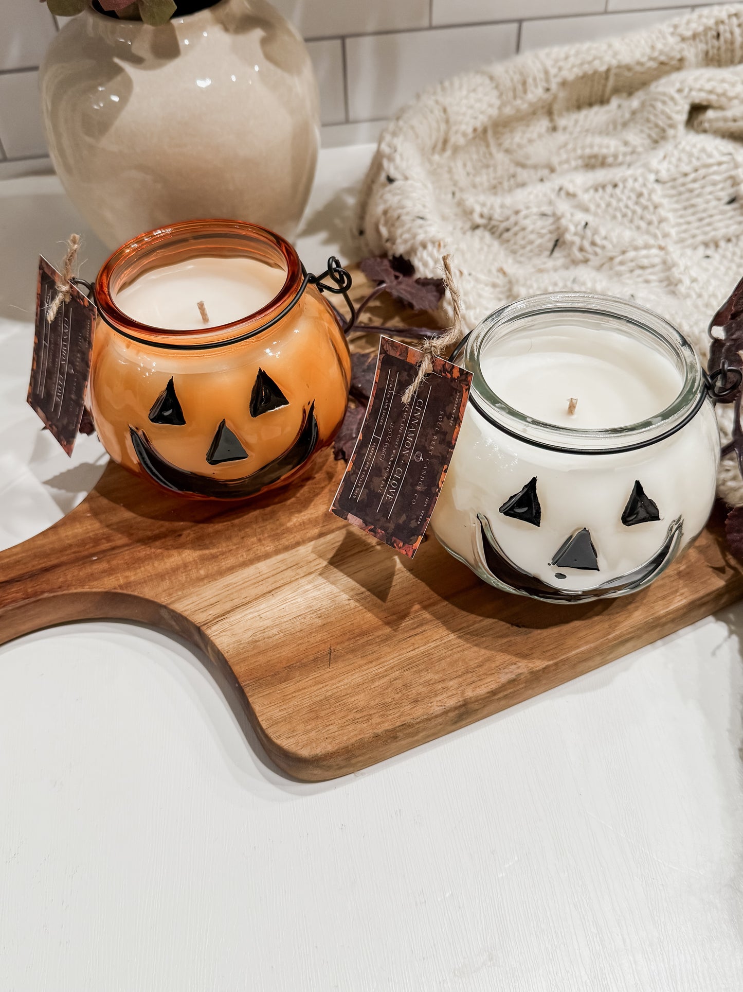 Jack-O-Lantern Pumpkin Candle 11 oz