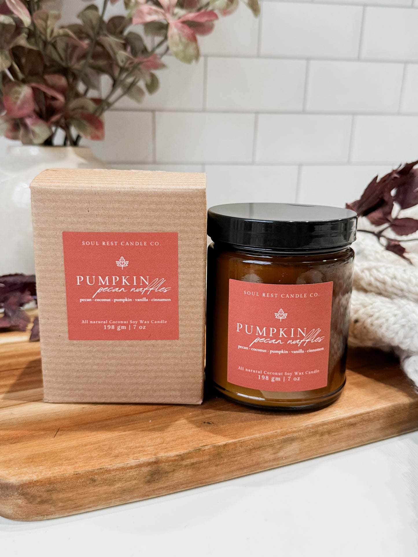 Pumpkin Pecan Waffles 9 oz Candle