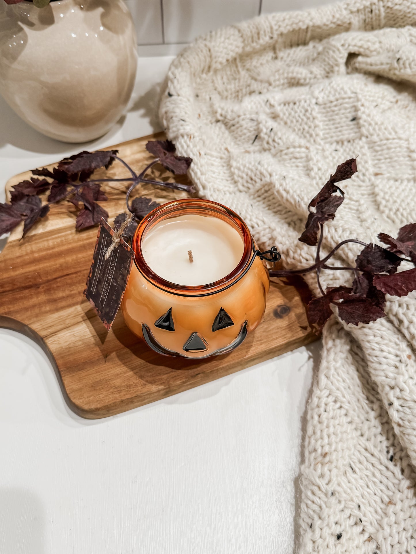 Jack-O-Lantern Pumpkin Candle 11 oz