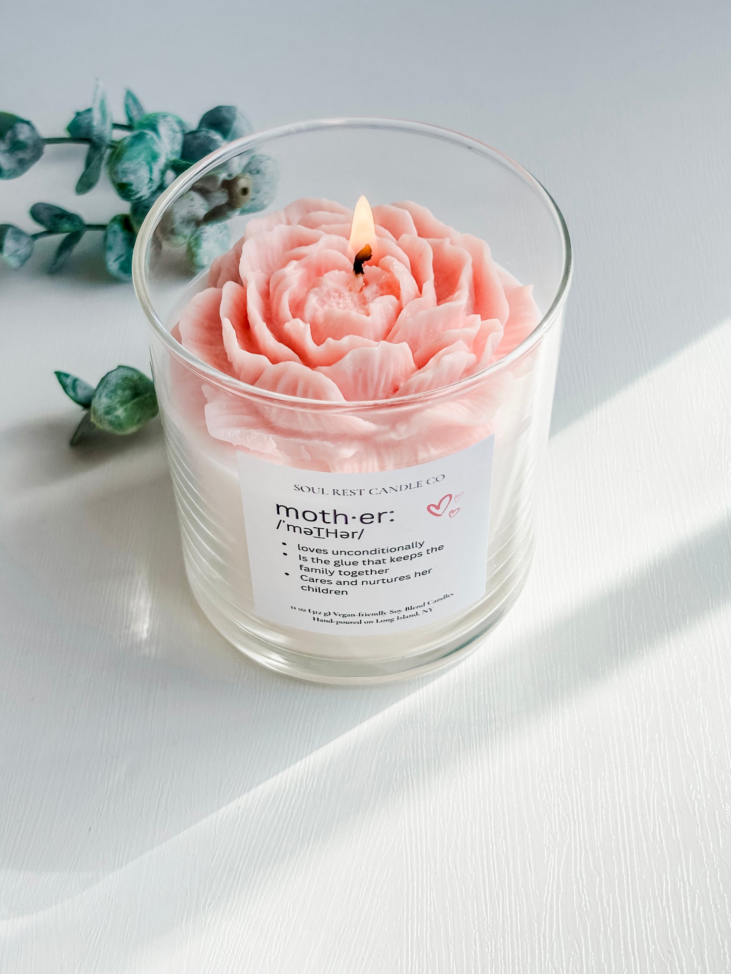 Magnolia & Peony 9oz Flower Candle
