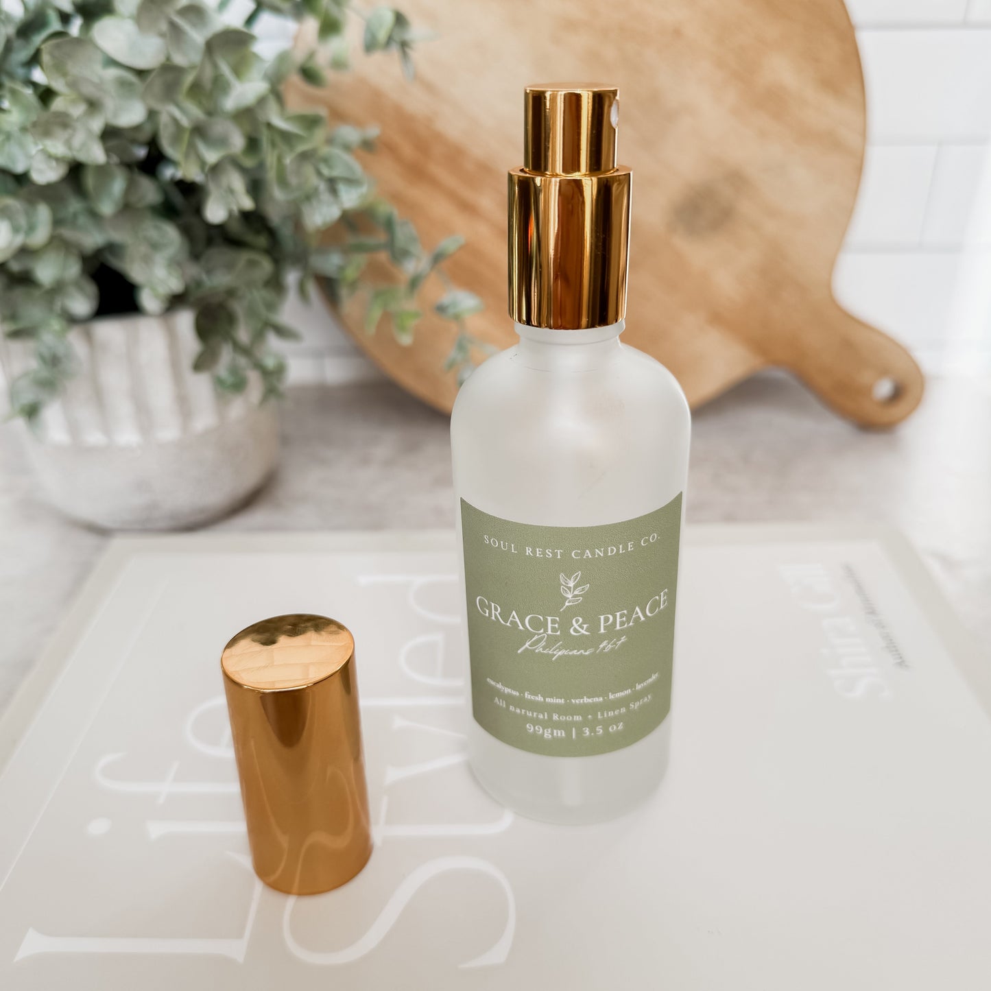 Grace & Peace • Eucalyptus & Lavender Room+Linen Spray 3.5 oz