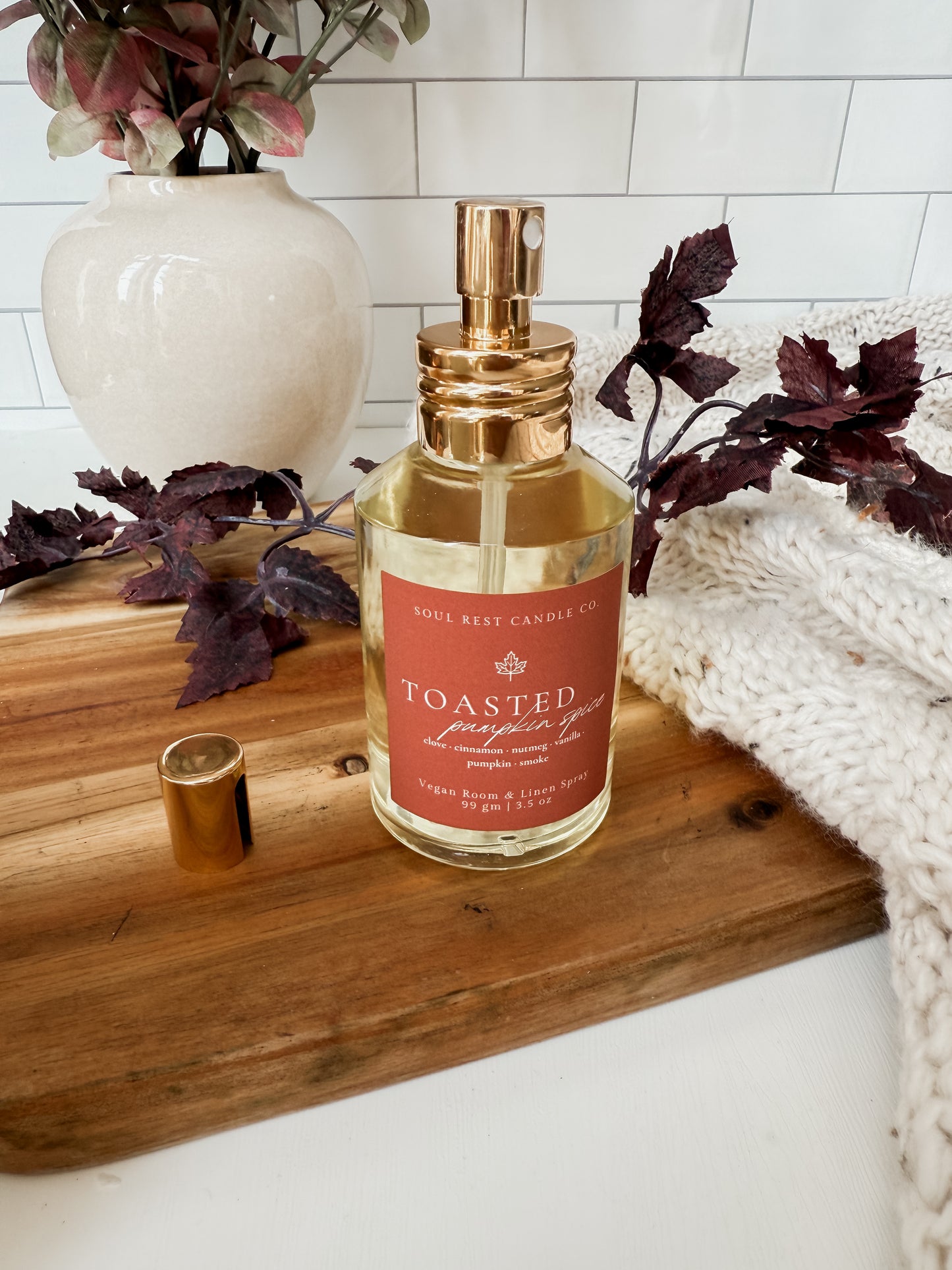 Toasted Pumpkin Spice Room + linen sprays 3.5 oz