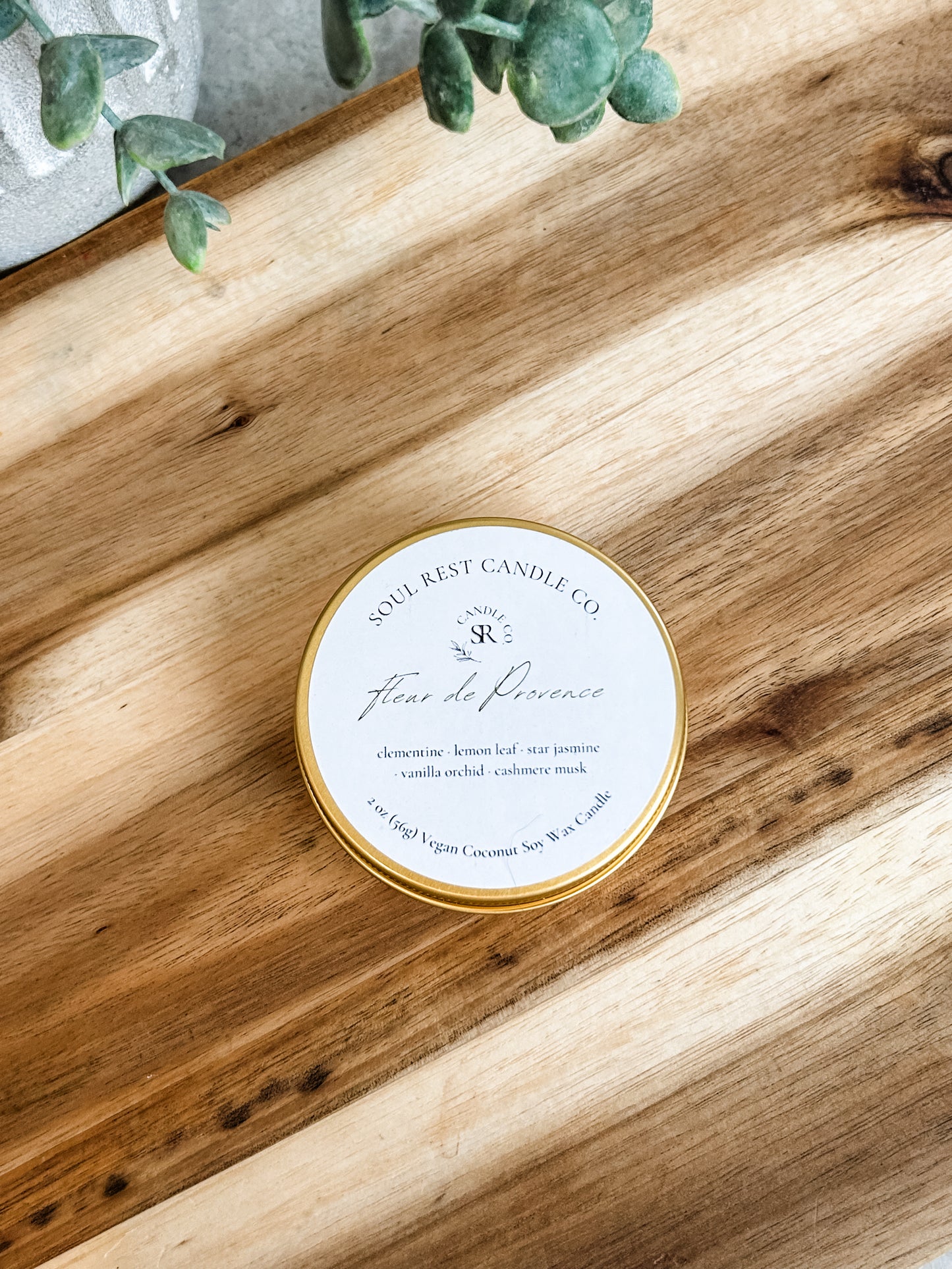 Spring 2oz Travel Tins Coconut Soy Wax Candle
