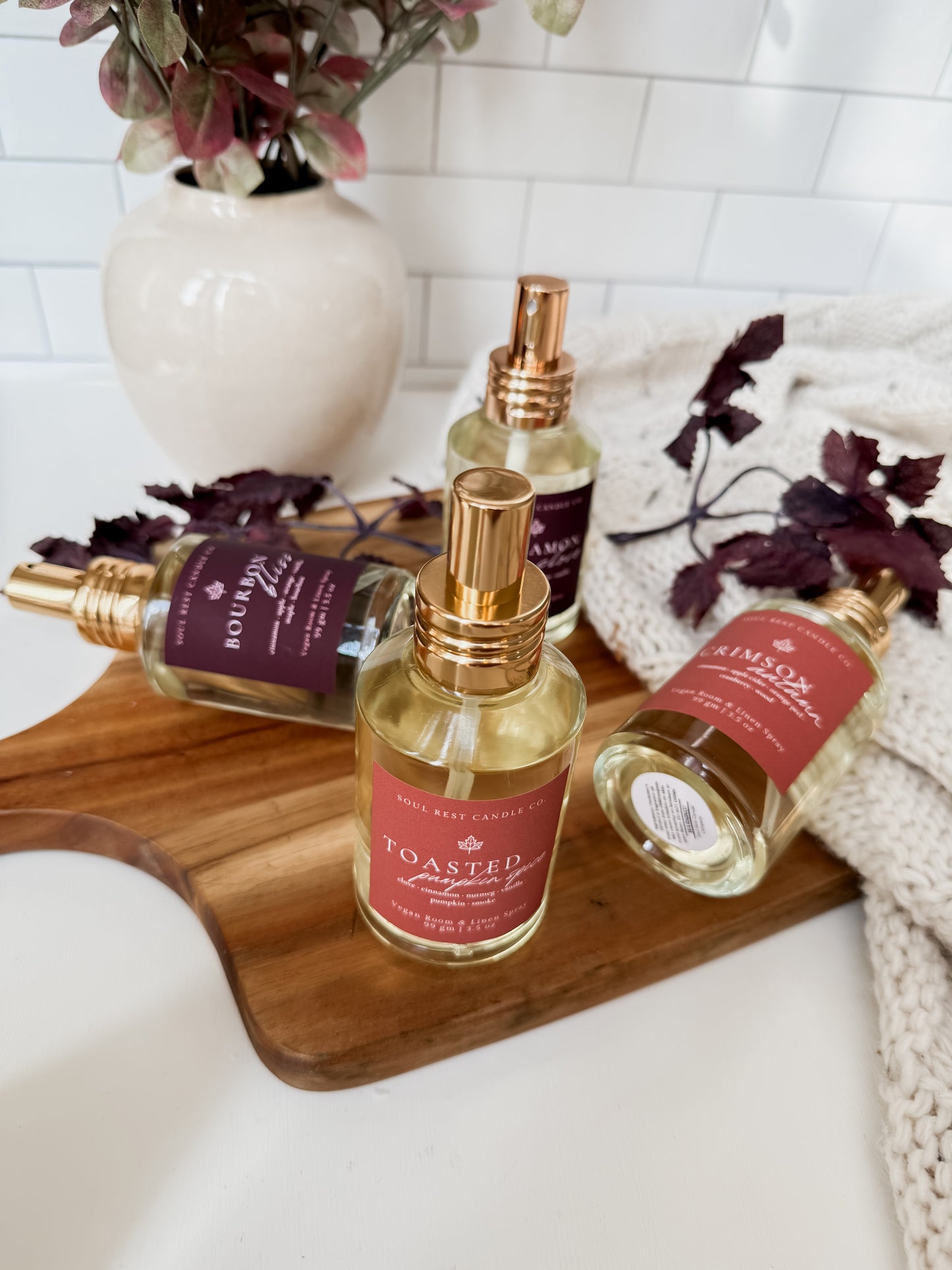 Crimson Autumn Room + linen sprays 3.5oz