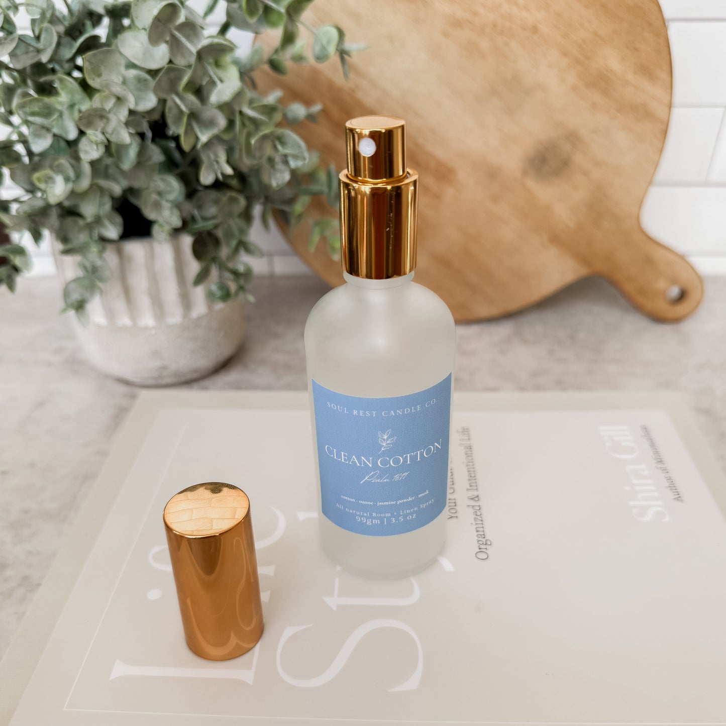 Clean Cotton • Fresh & Clean Room+Linen Spray 3.5 oz
