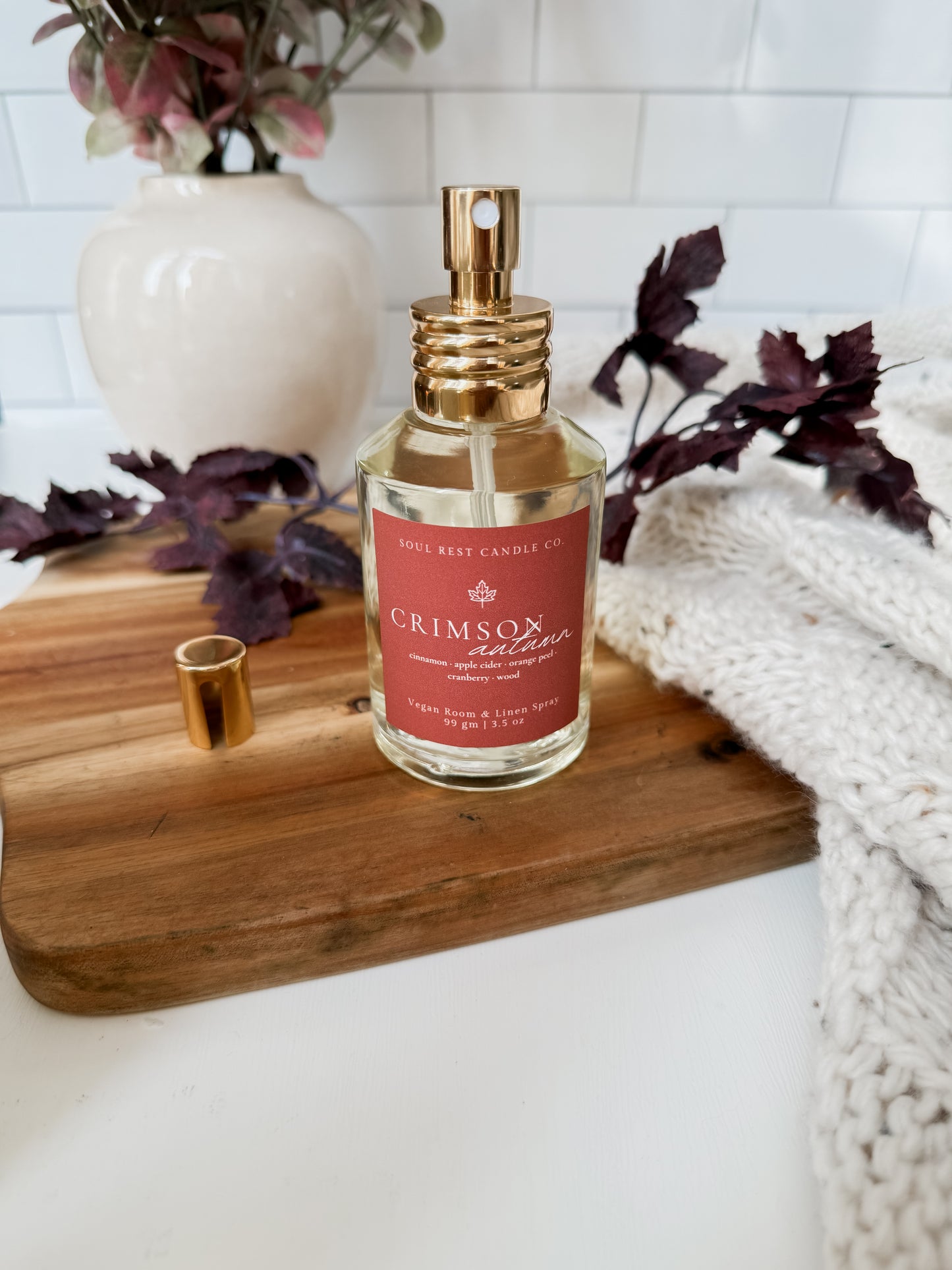 Crimson Autumn Room + linen sprays 3.5oz