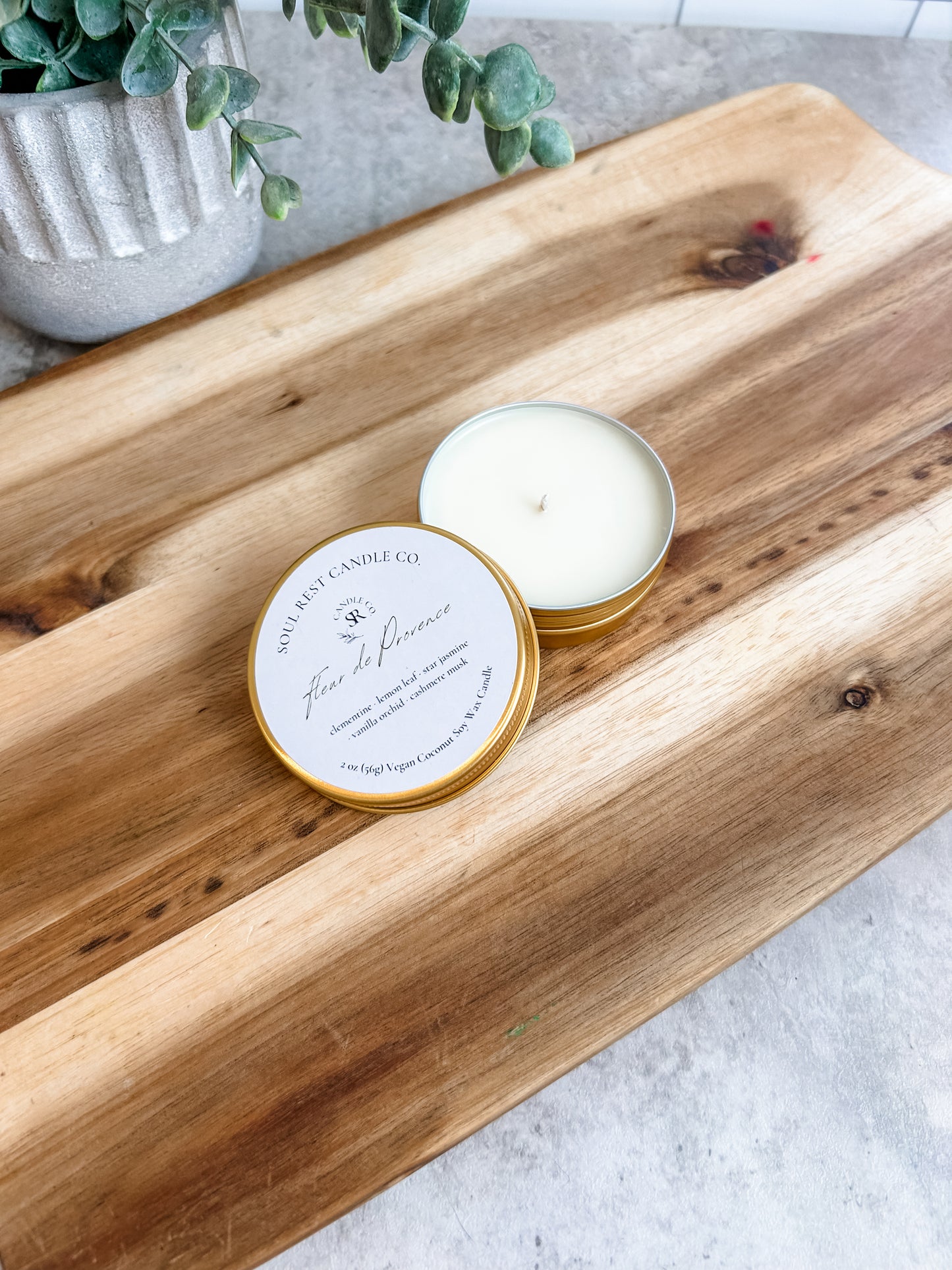 Spring 2oz Travel Tins Coconut Soy Wax Candle