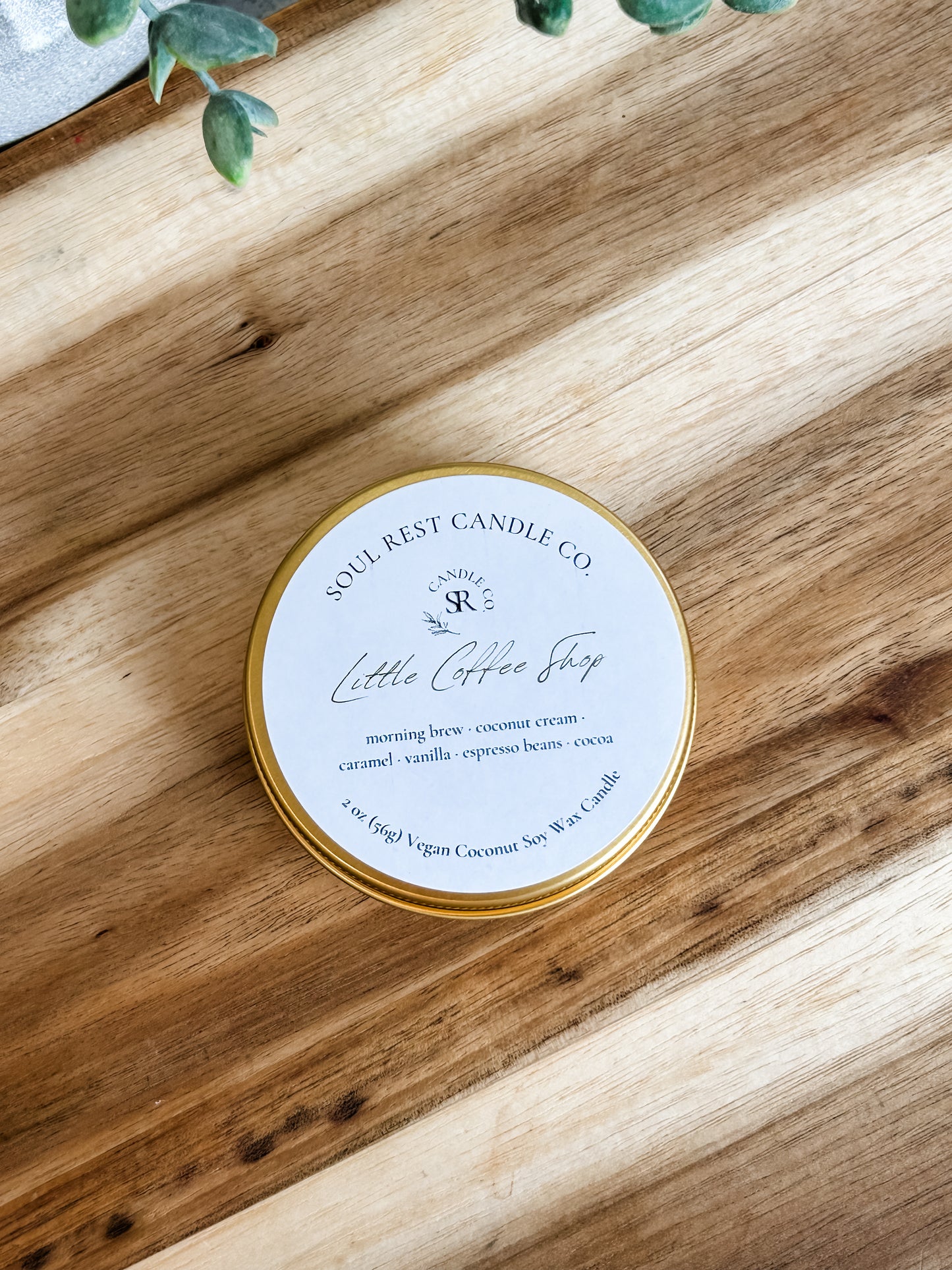 Spring 2oz Travel Tins Coconut Soy Wax Candle