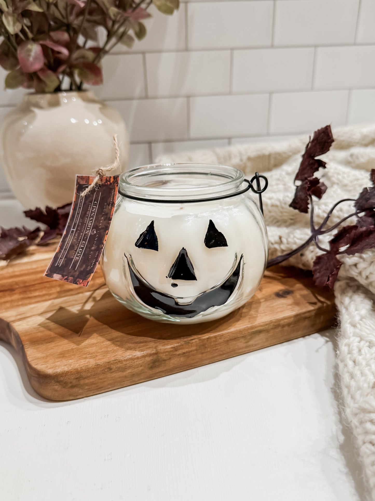 Jack-O-Lantern Pumpkin Candle 11 oz