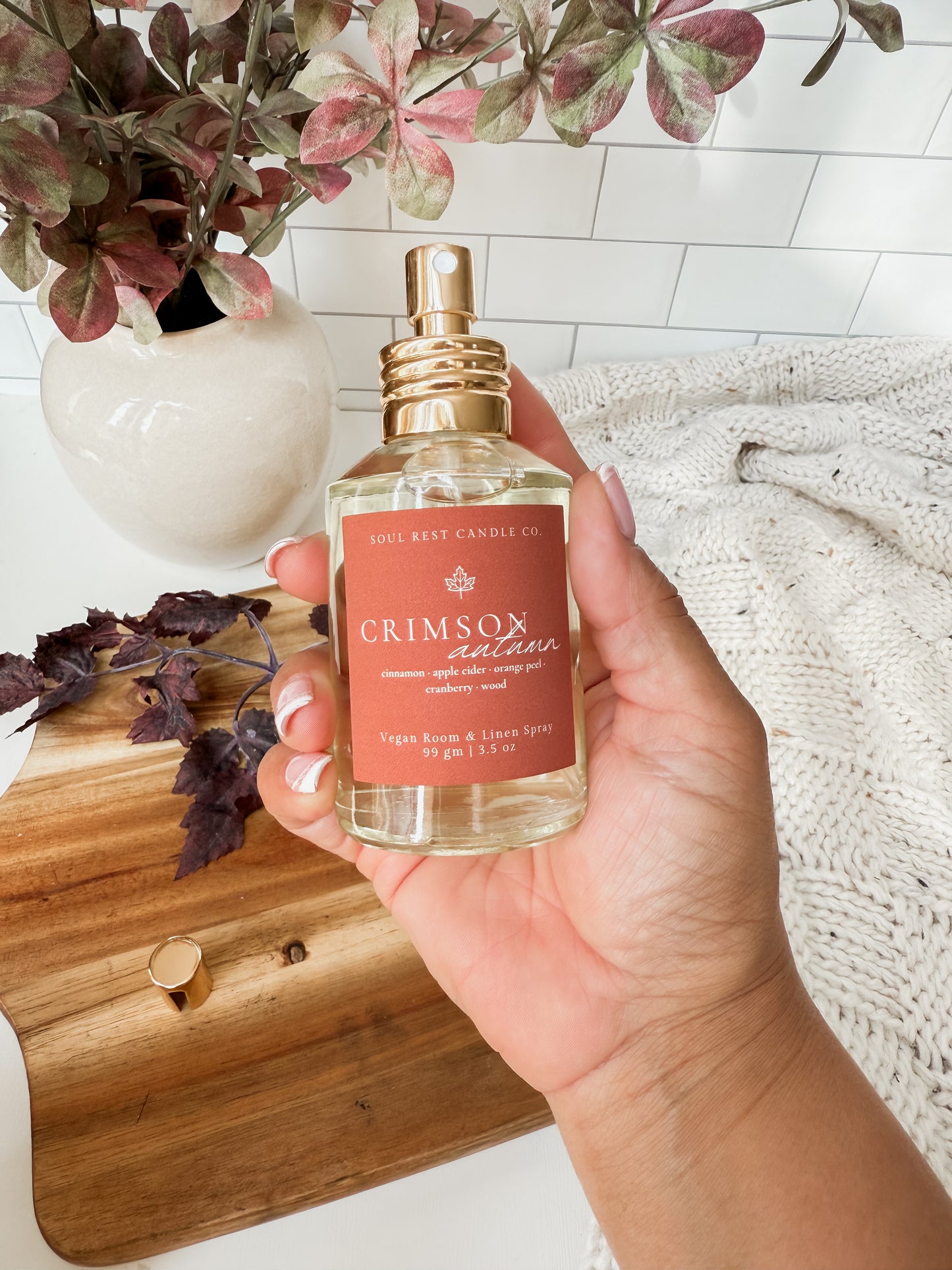 Crimson Autumn Room + linen sprays 3.5oz