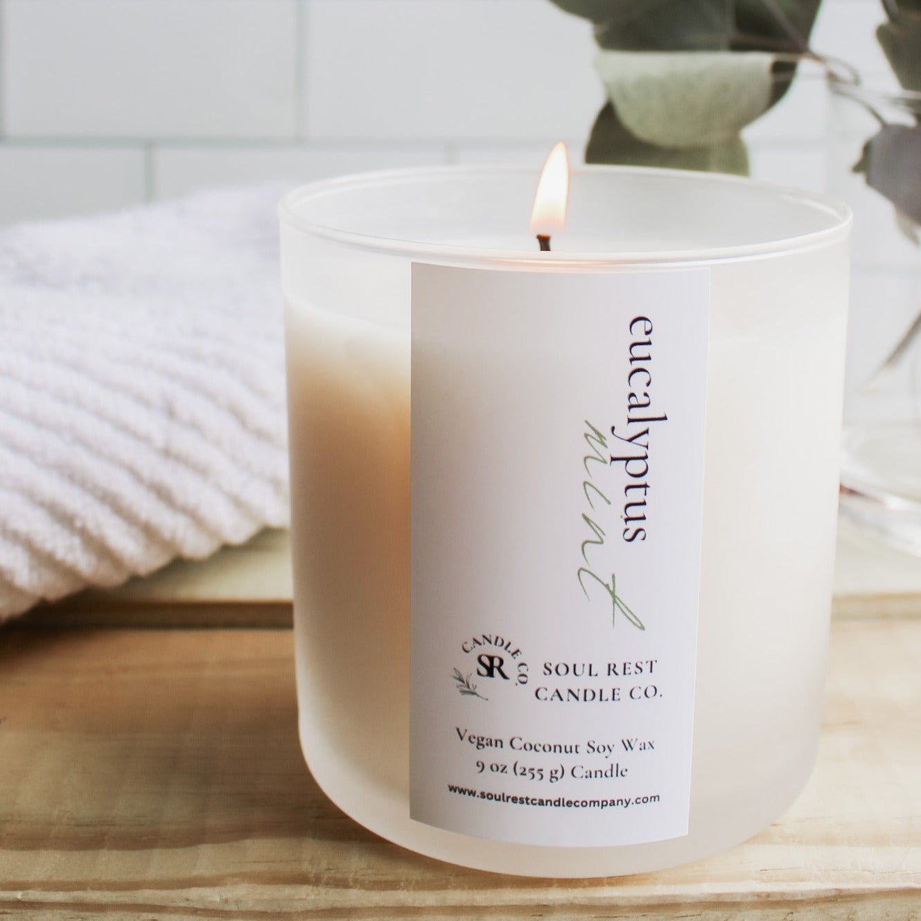eucalyptus mint 9oz candle