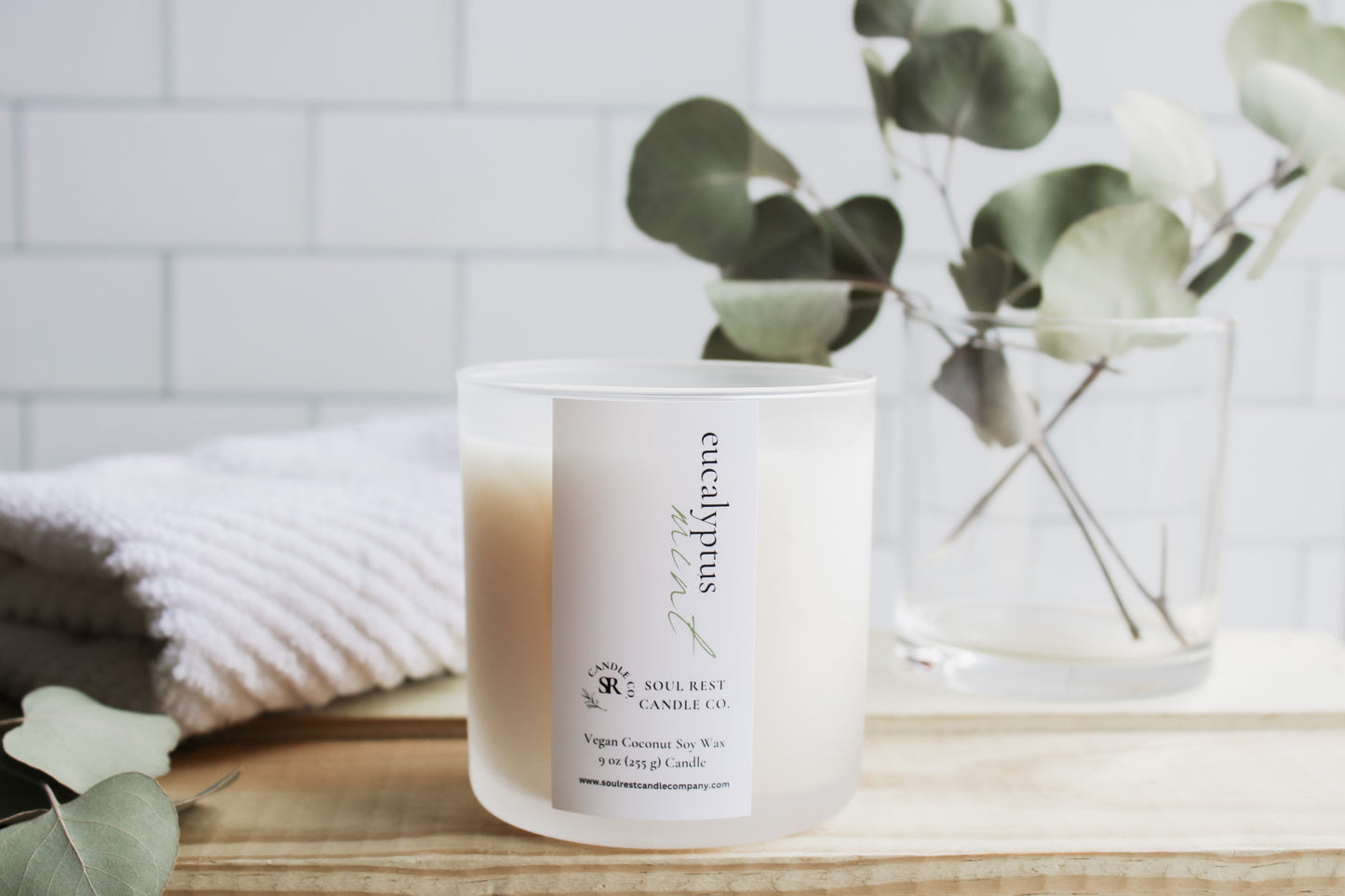 eucalyptus mint 9oz candle