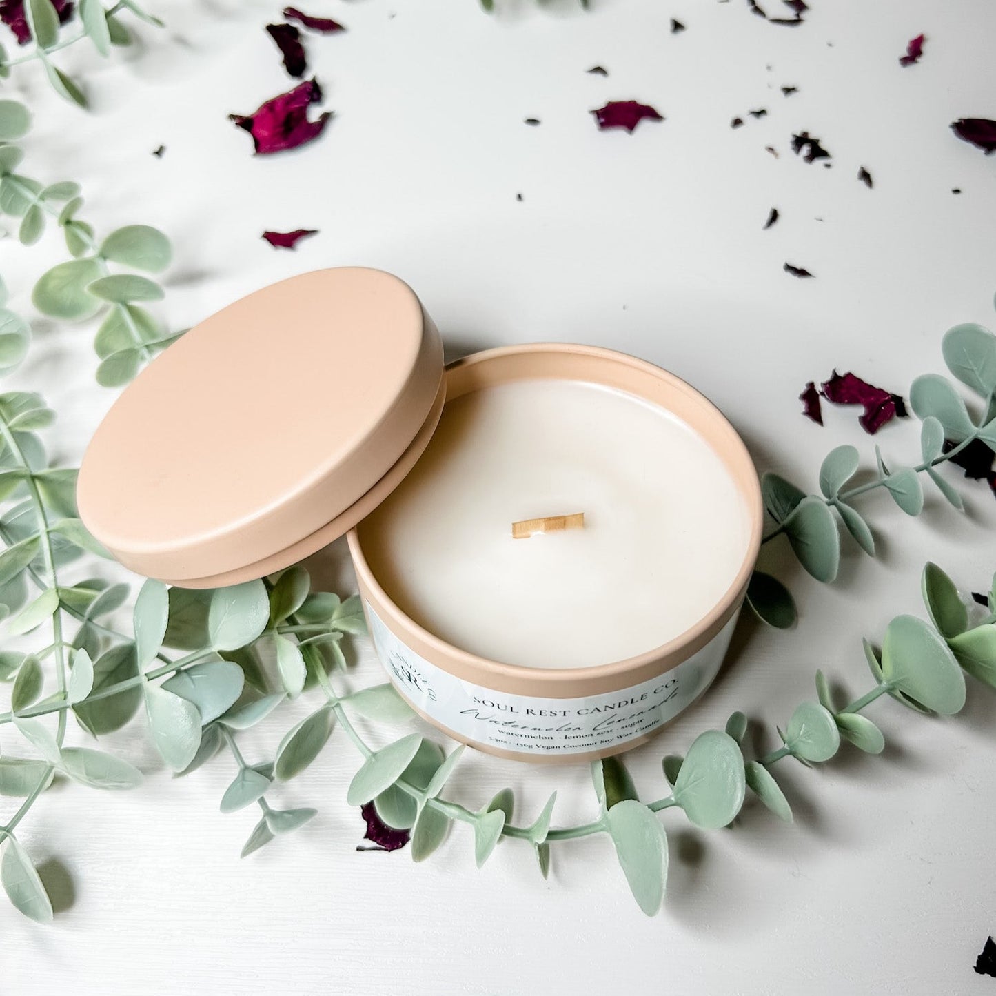 Watermelon Lemonade-5.5oz Coconut Soy Candle Tins