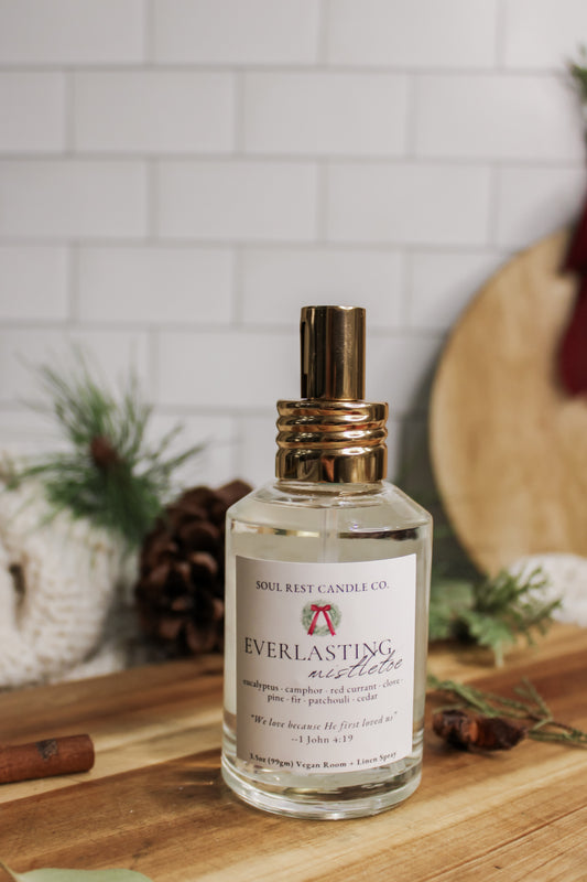 Behind the Christmas Story-a christmas collection Vegan Room + linen sprays 3.5oz