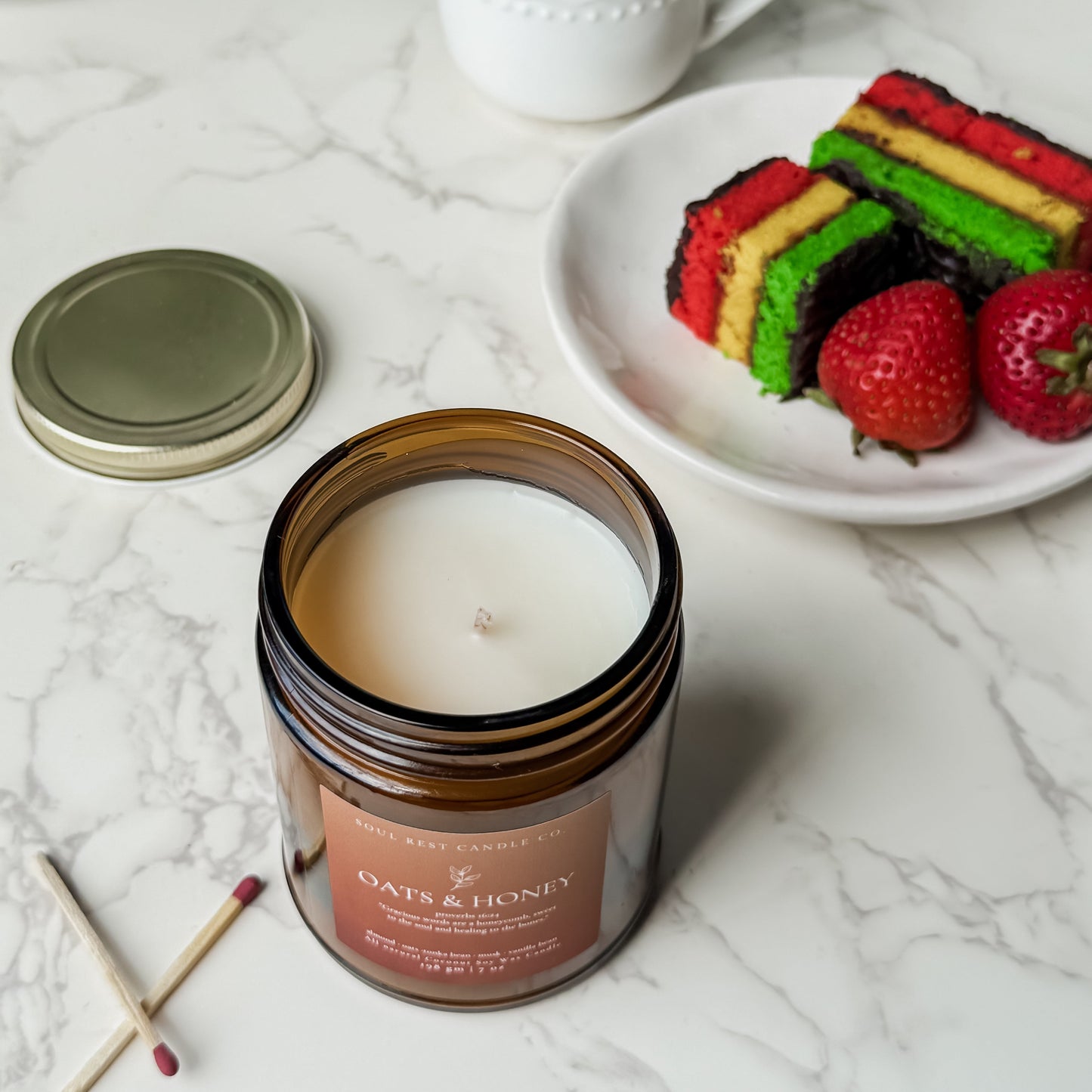 Oats & Honey 7 oz Coconut Soy Candle