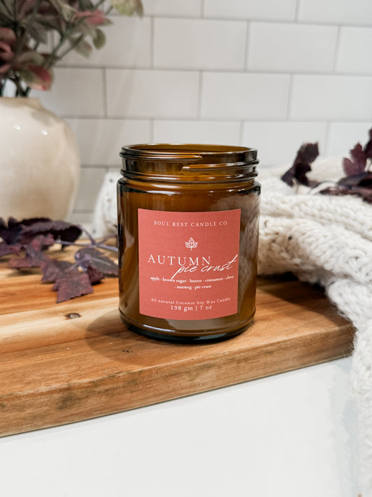 Autumn Pie Crust 9 oz Candle