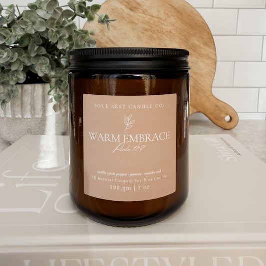 Warm Embrace • Warm Vanilla  7 oz Candle