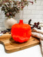Orange Pumpkin Jar 14 oz Double-Wick Candle