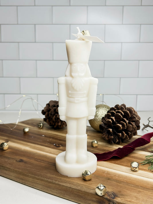 Nutcracker Christmas Candle