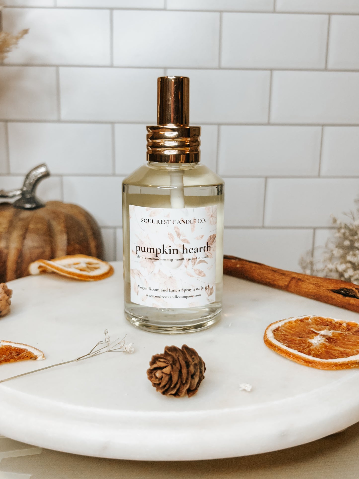 Pumpkin Hearth Room + linen sprays 4oz