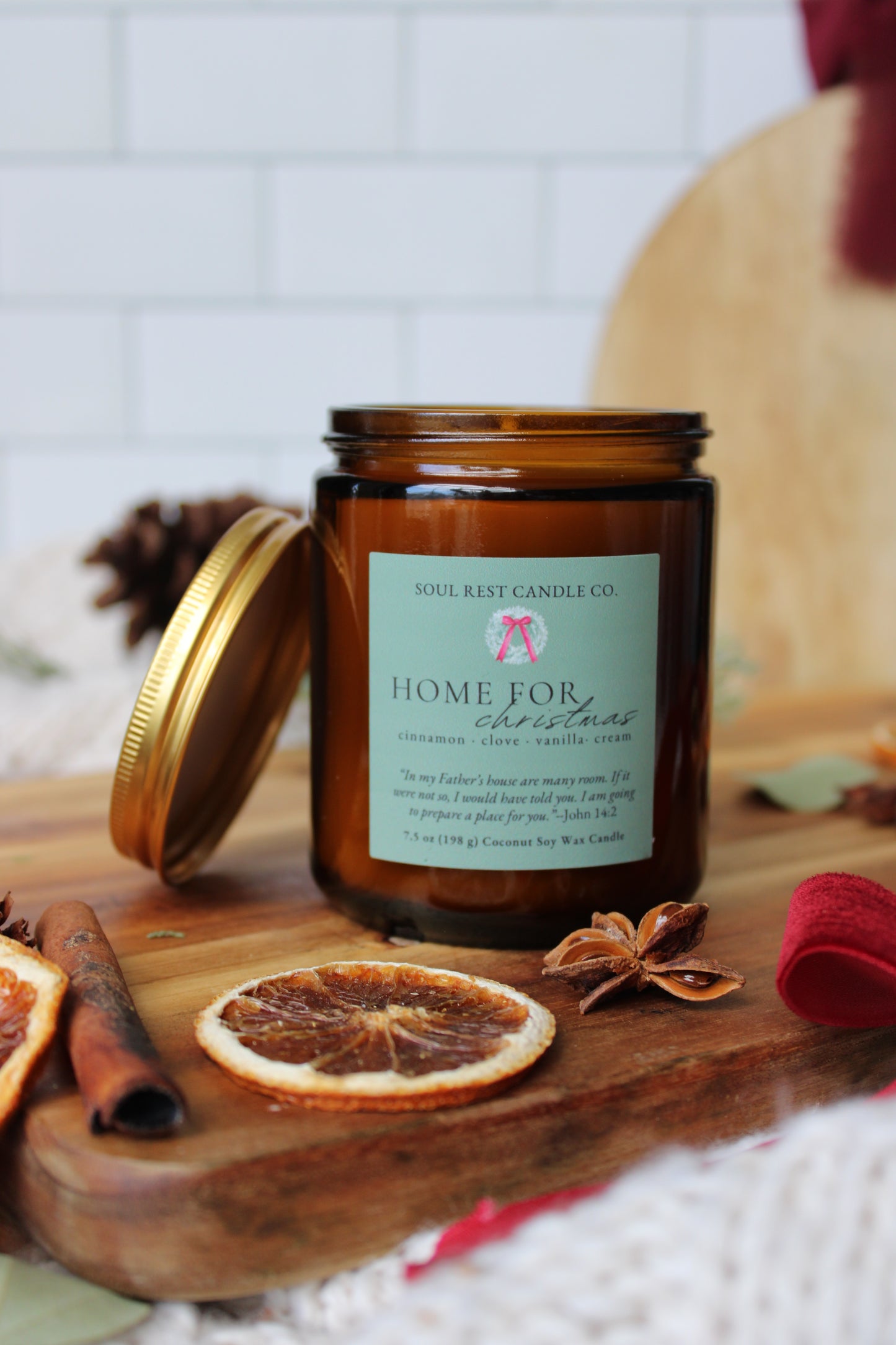 Home for Christmas 7.5 oz Candle