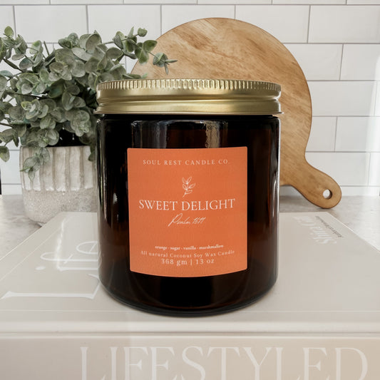 Sweet Delight • Orange Creamsicle 13 oz Double Wick Candle