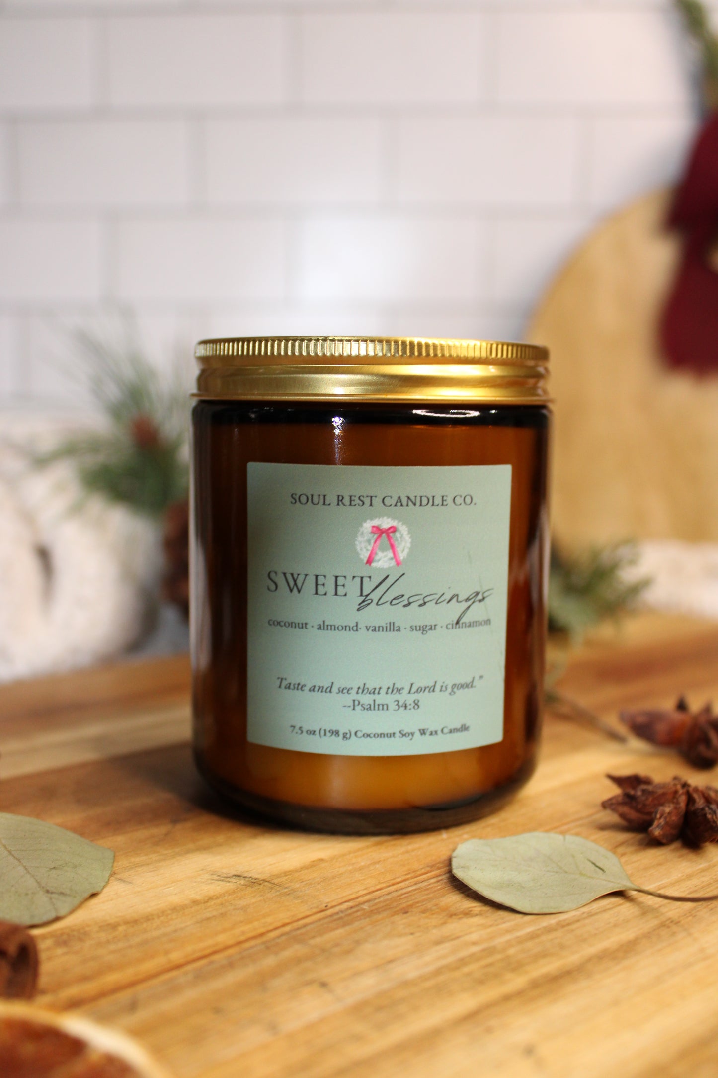 Sweet Blessings (coquito) 7.5 oz Candle