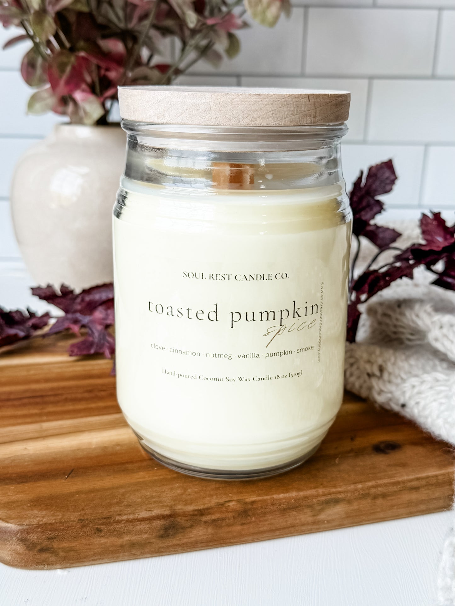 Toasted Pumpkin Spice 18 oz Candle