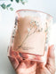 Pink Sugar 11oz double-glass Floral Candle