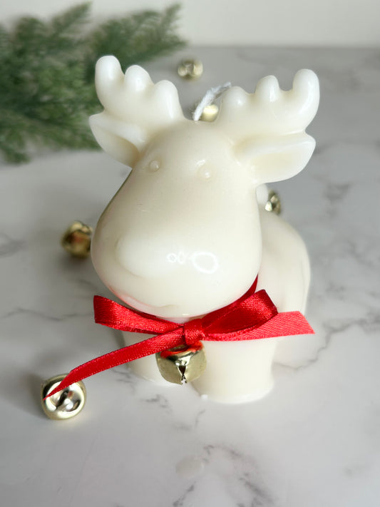 Chunky Reindeer Candle