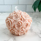 Large Rose Ball Candle 12oz