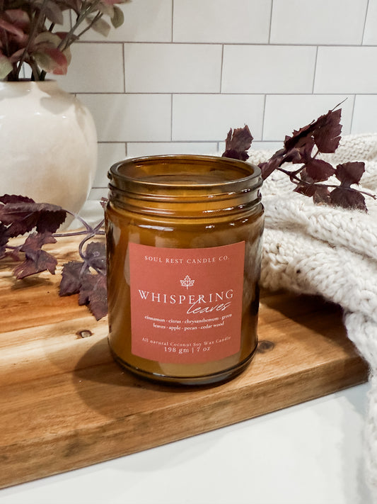 Whispering Leaves  9 oz Candle
