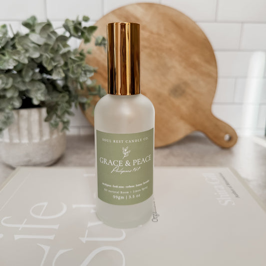 Grace & Peace • Eucalyptus & Lavender Room+Linen Spray 3.5 oz