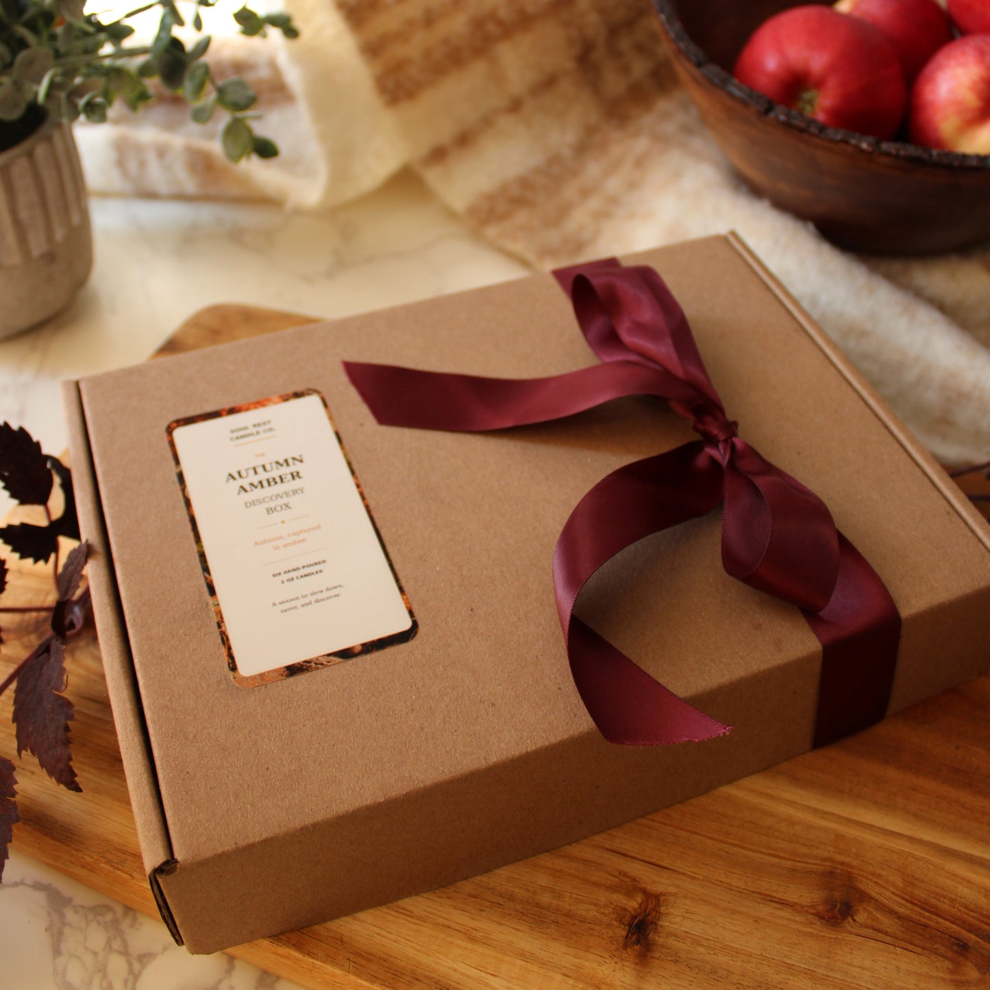 The Autumn Amber Discovery Box | Six Mini Fall Candles