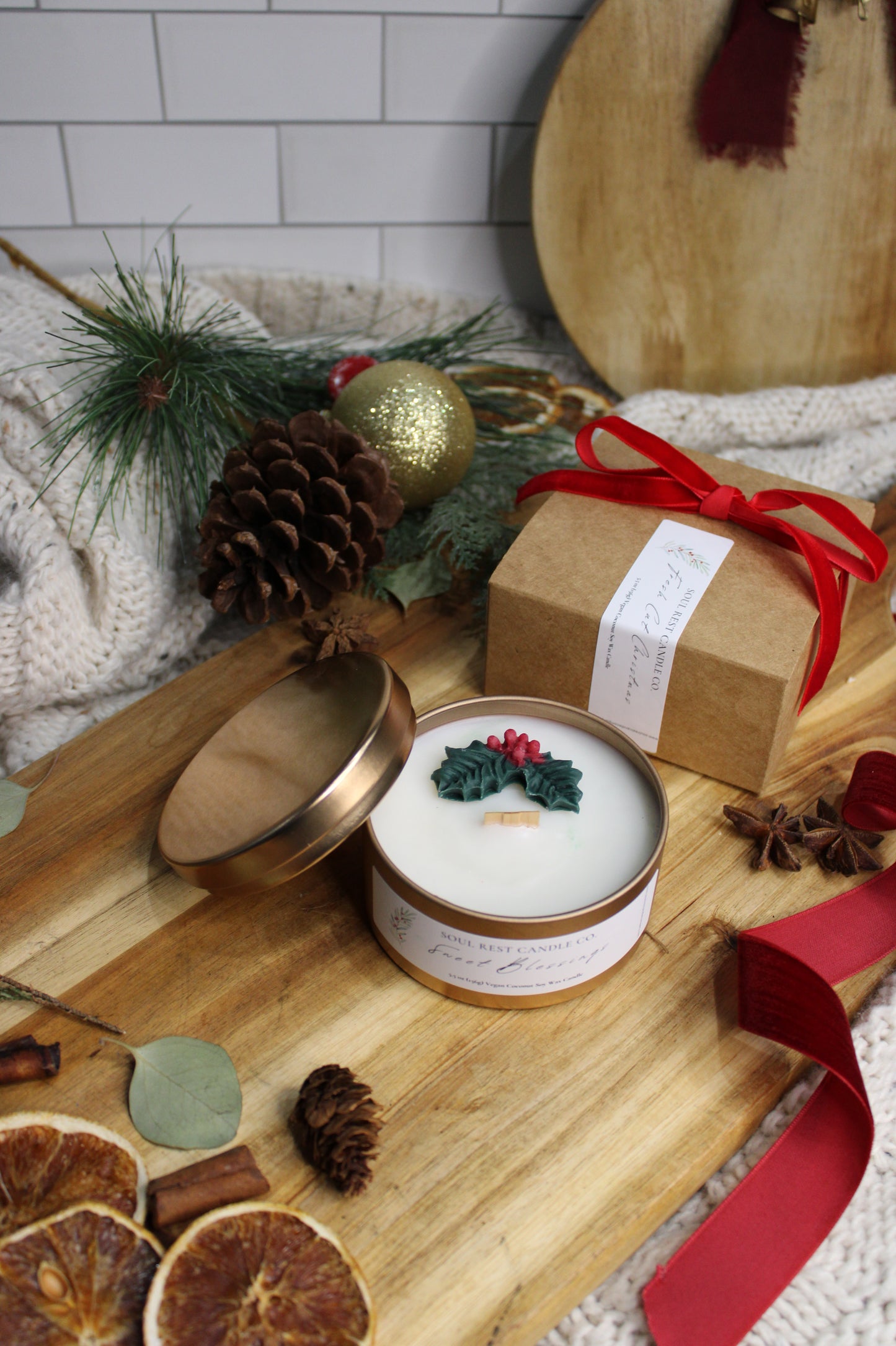 Sweet Blessings (Coquito)5.5oz Tin Candle