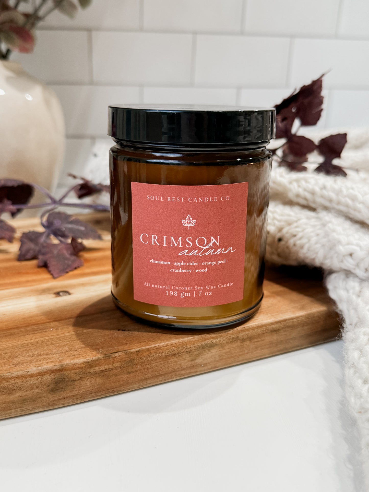 Crimson Autumn 9 oz Candle