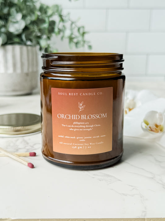 Orchid Blossom 7 oz Coconut Soy Candle