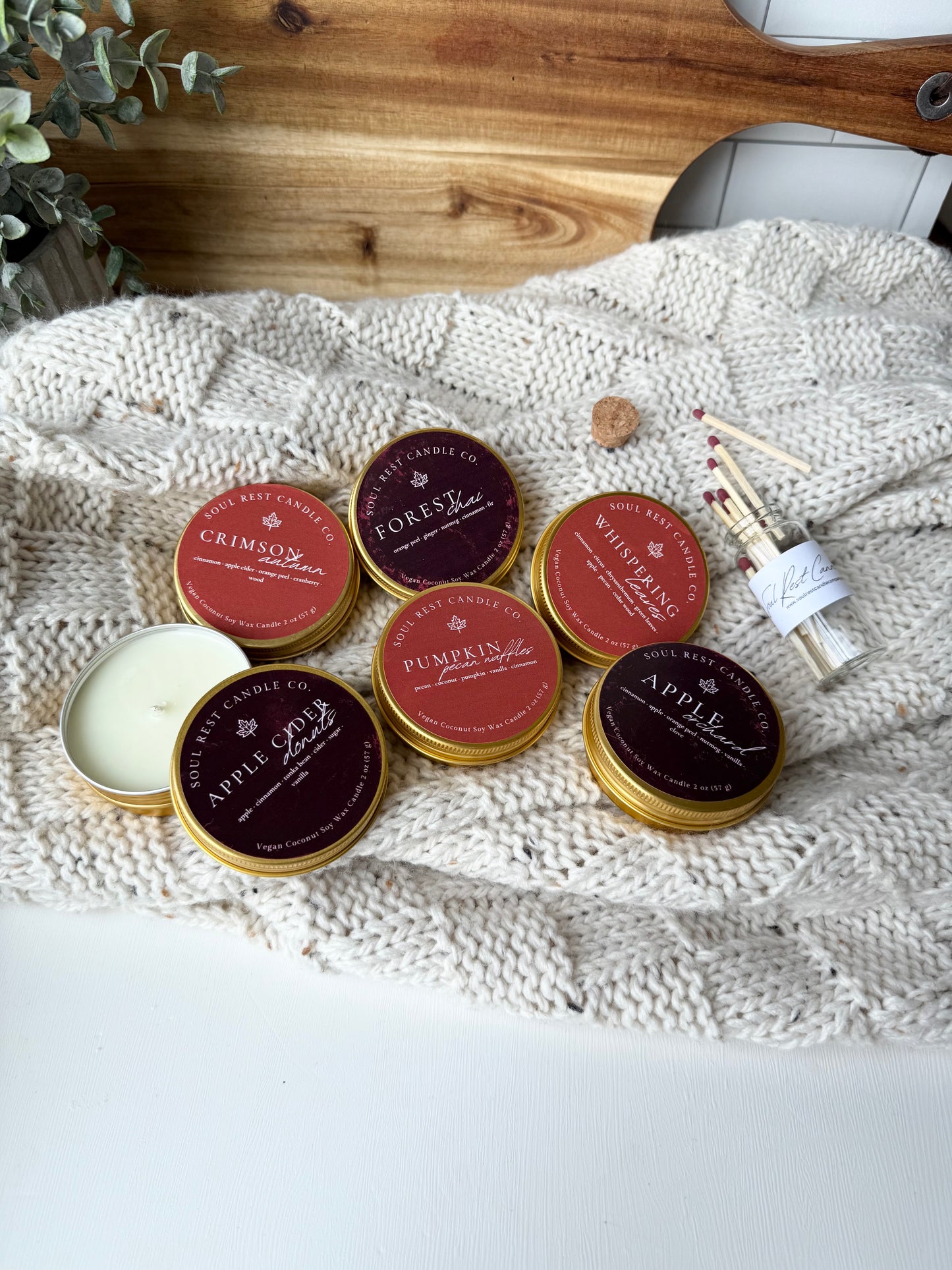 Fall Collection Discovery Kit 6-2oz Tins