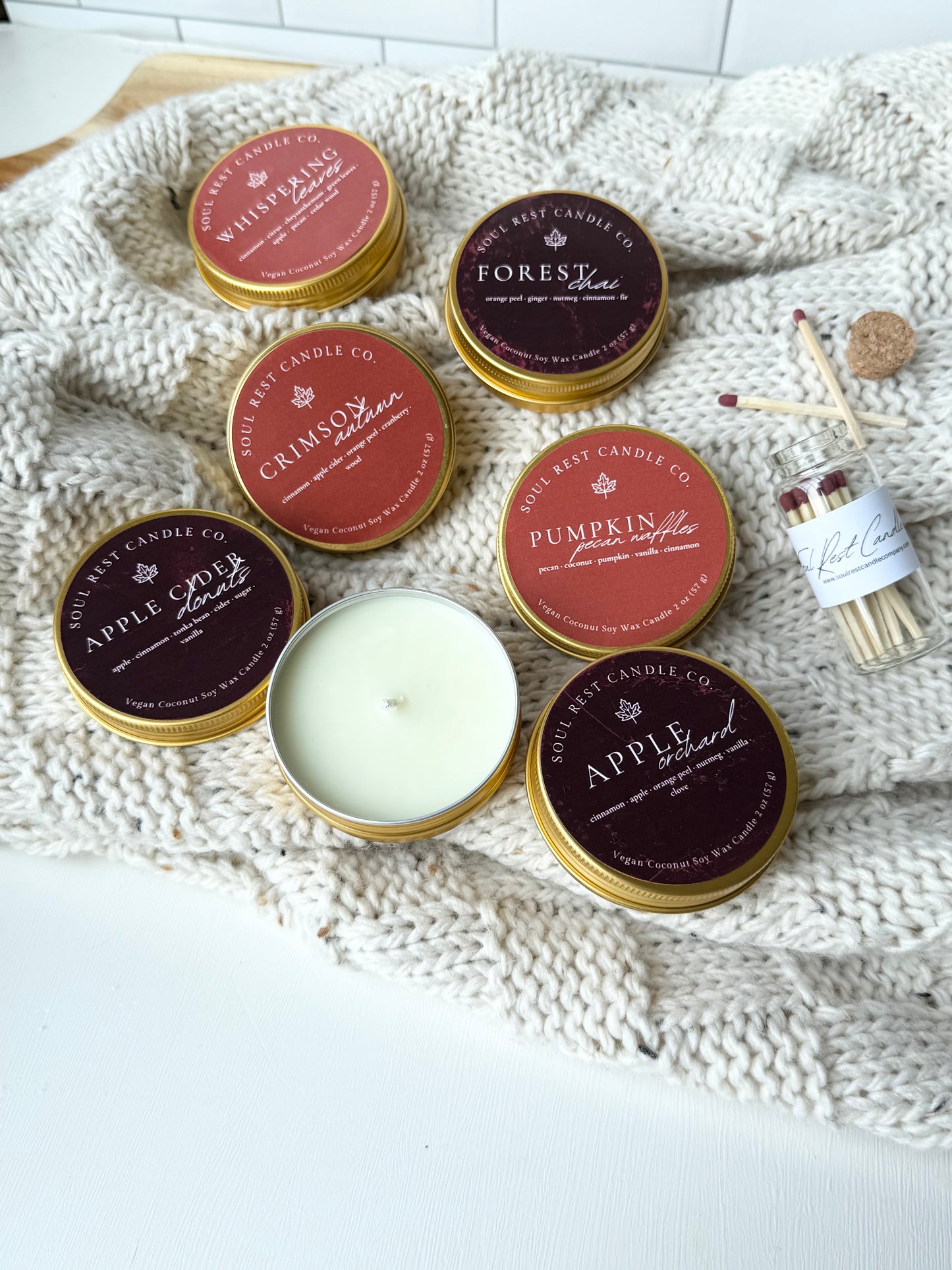 Fall Collection Discovery Kit 6-2oz Tins