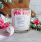Dark Rose 9oz Flower Candle