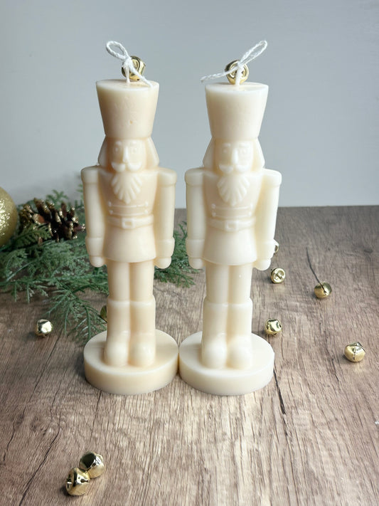 Nutcracker Christmas Candle