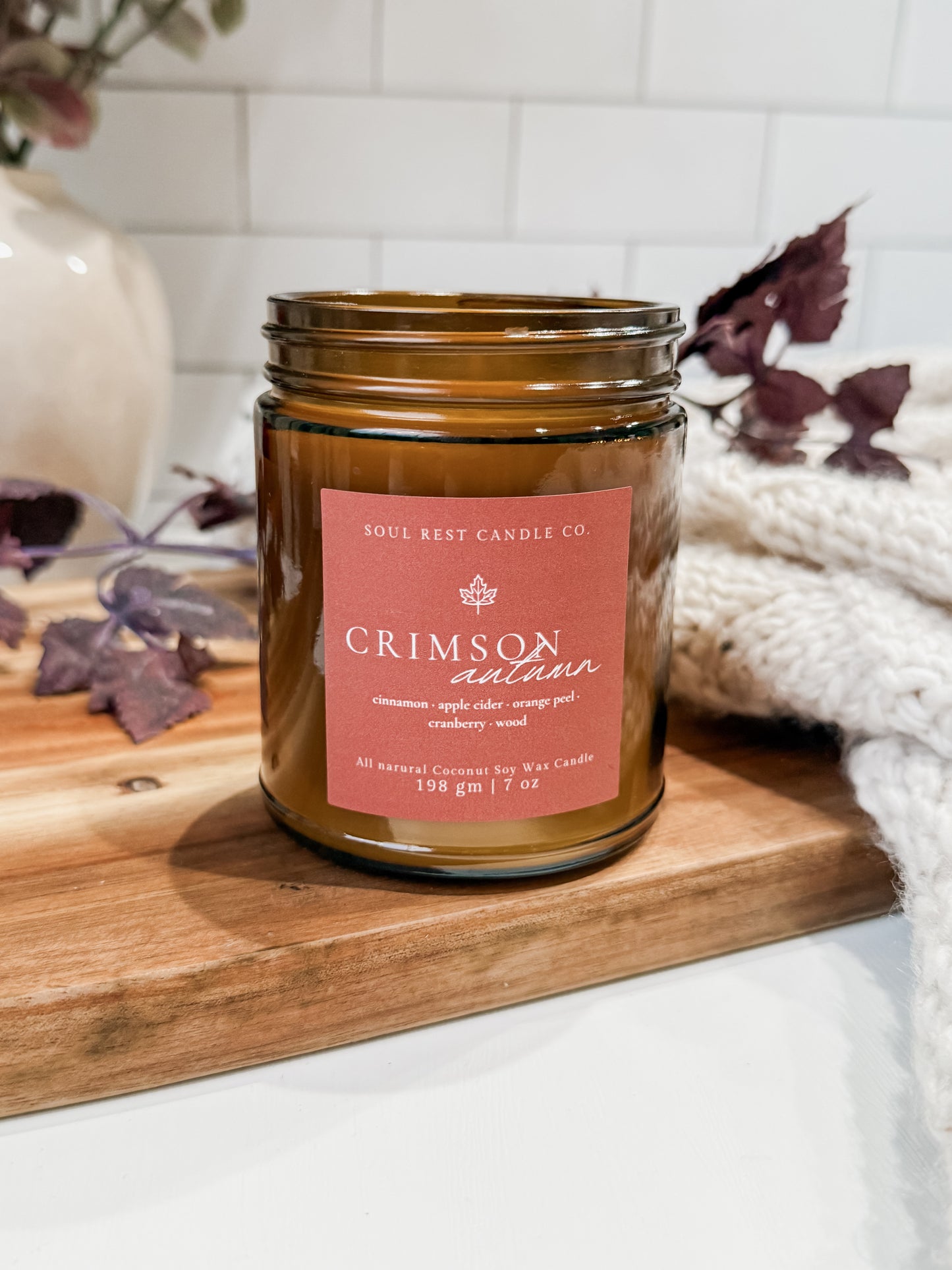 Crimson Autumn 9 oz Candle