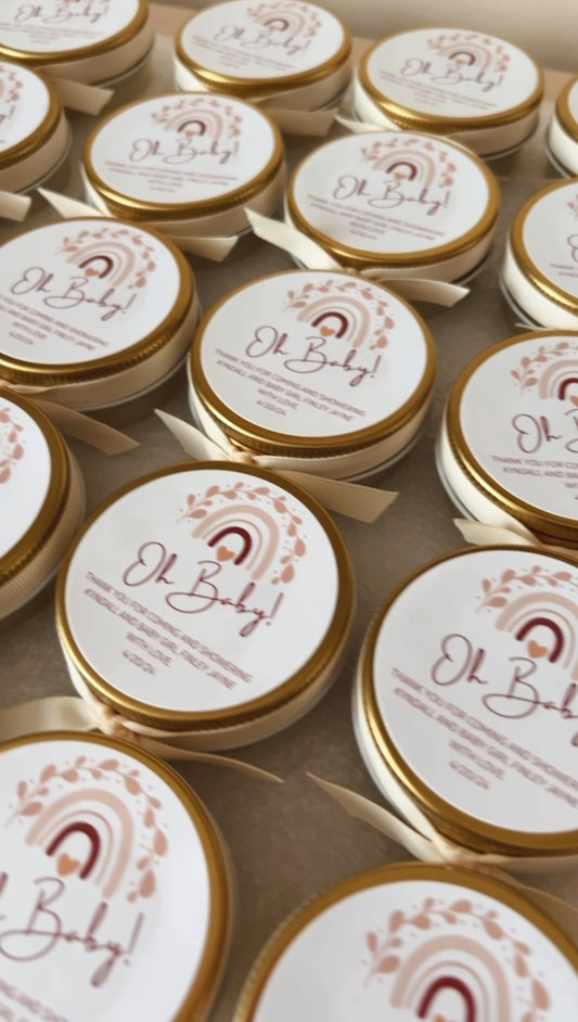 Oh Baby! Shower Candle Favors