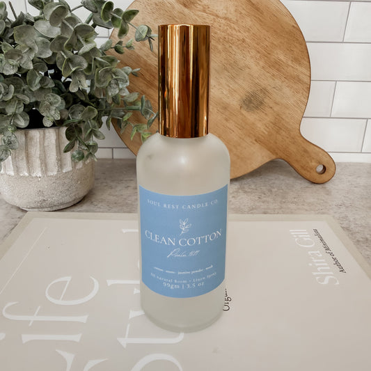 Clean Cotton • Fresh & Clean Room+Linen Spray 3.5 oz