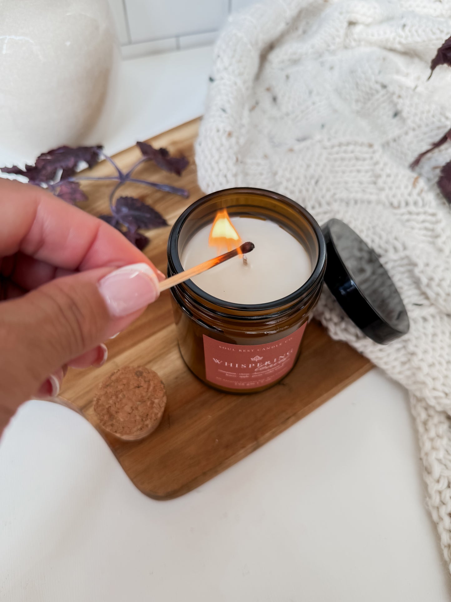 Whispering Leaves  9 oz Candle