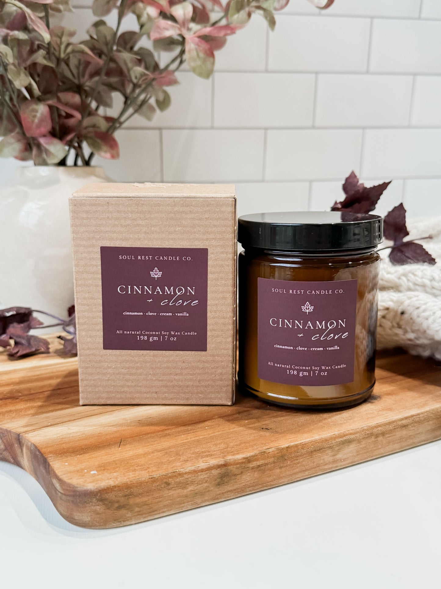 Cinnamon + Clove 9 oz Candle