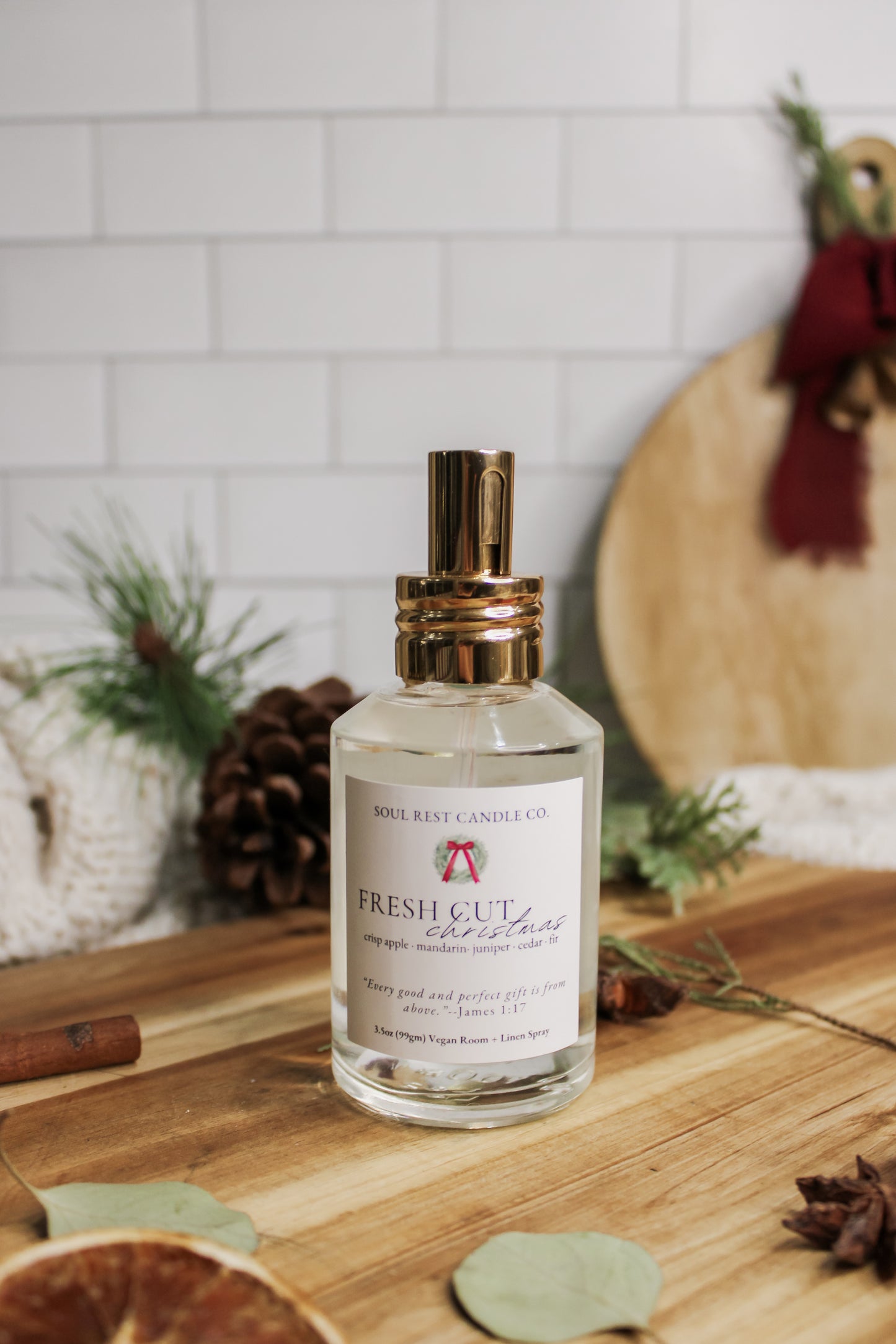 Behind the Christmas Story-a christmas collection Vegan Room + linen sprays 3.5oz